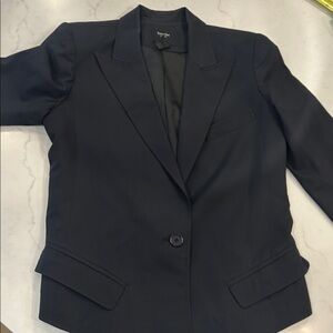 Smythe black  Single-Button Tailored Blazer-8